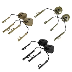 Tactical Headset Bracket Fast Ops Core Helmet ARC Rail Adapter Set Comtac II Series Military Noise Cancelling Headset