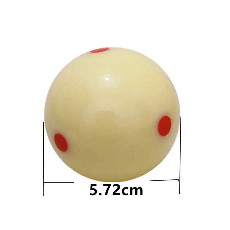 Large Red Dot Cellball American 57.2mm6 Red Dot Cellball Crystal Cellball Pool Supplies Billiards