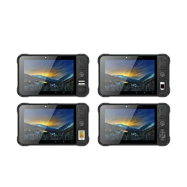 Chainway P80 8 inches Android tablet face scanner NFC/HF/UHF industrial tablet pc rfid reader tablet view 3