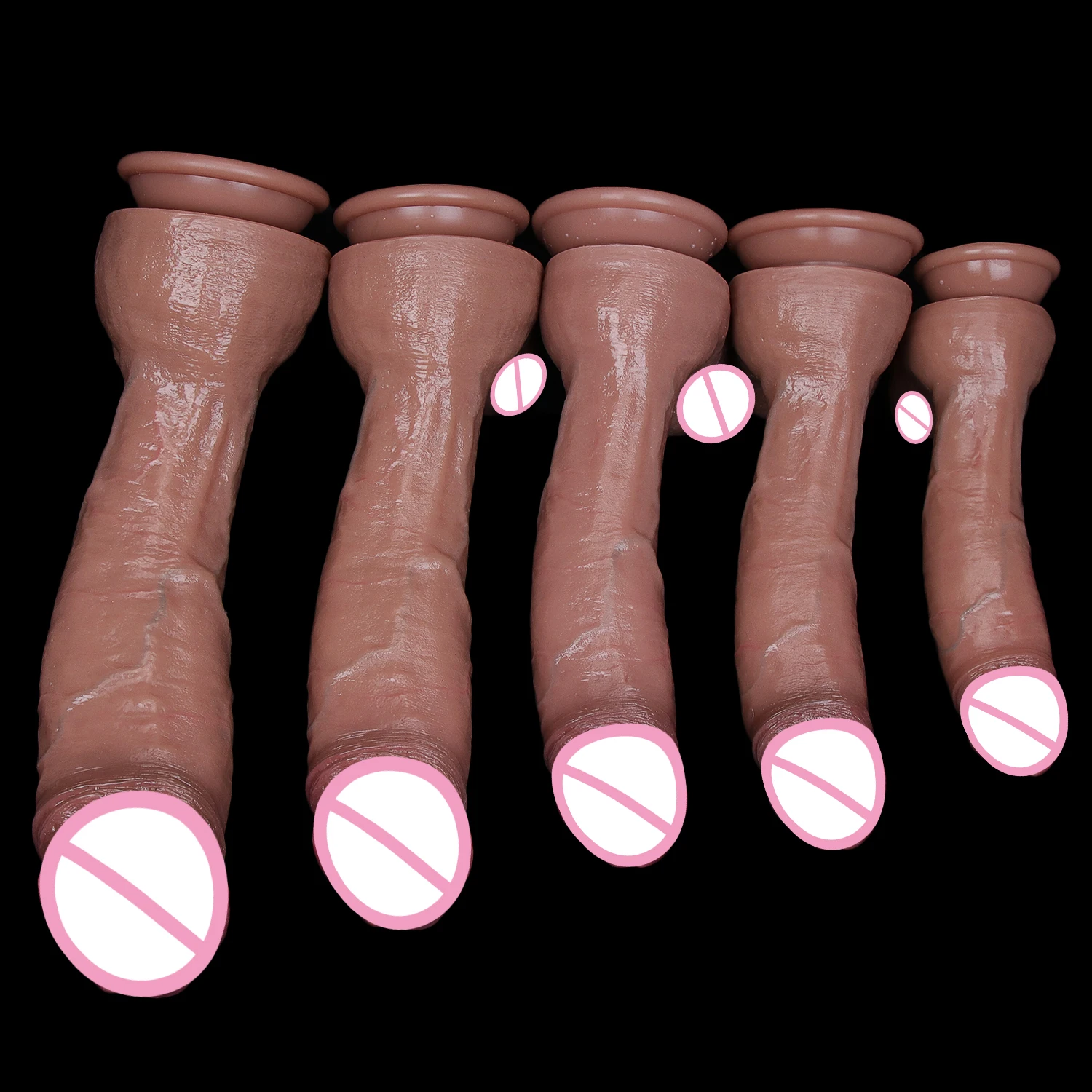 Realistic Man Thick Huge Dildo Soft Anal Vaginal Masturbators Small Fake Penis Adults Sex Toy for Women Suction Cup Big Dick
