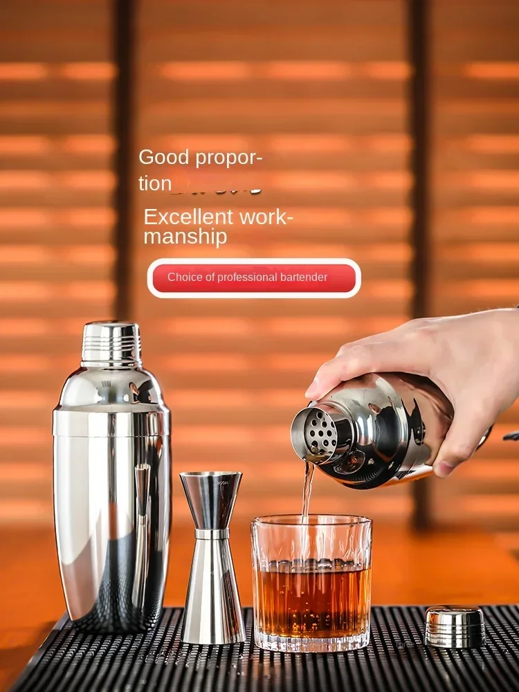 Hochwertiger, dicker Cocktail-Shaker aus Edelstahl