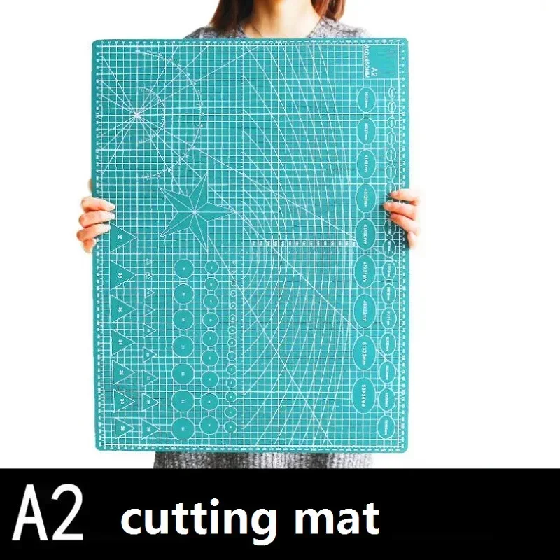 Pvc Cutting Mat Cutting Base Plate 60x45cm A2 Green Black Core Paper Cutting Art Carving Cutter Backing Plate