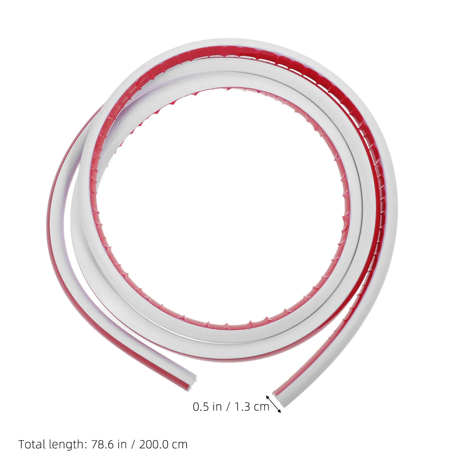 2M White PVC Bathroom Wall Corner Trim Flexible Molding Trim Corner Peel Stick Tile Edge Protector Shower Door Bottom Seal