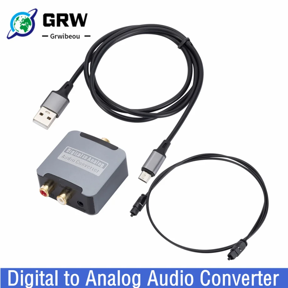 DAC cyfrowy do analogowy konwerter Audio optyczny SPDIF Toslink koncentryczne wejście do L/R RCA 3.5mm Jack wzmacniacz słuchawkowy wyjście