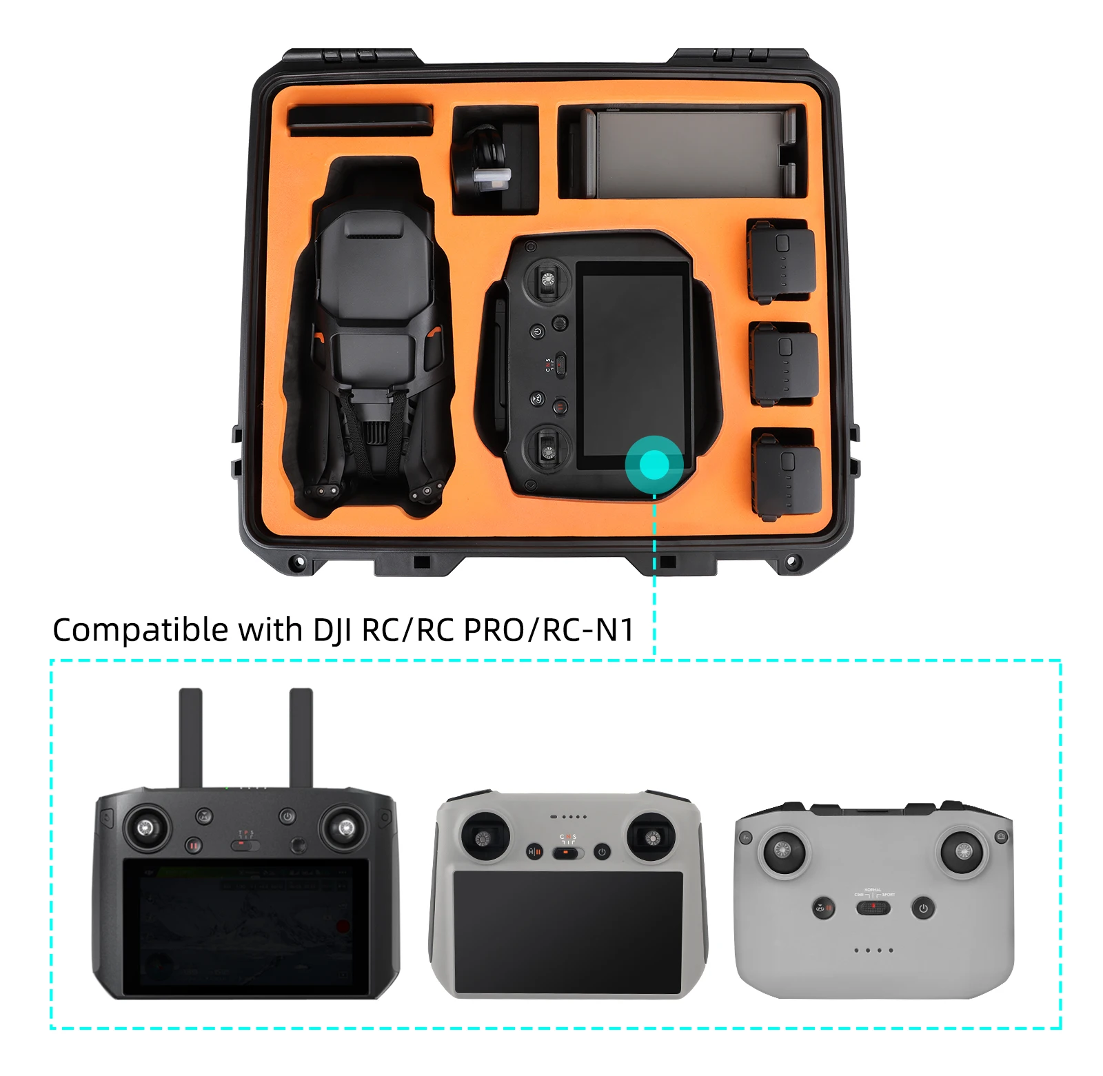 For DJI Mavic 3 Pro Suitcase Hard Shell Waterproof Case DJI Mavic 3/3 Classic Explosion-proof Carrying Box Drone Accessories Box