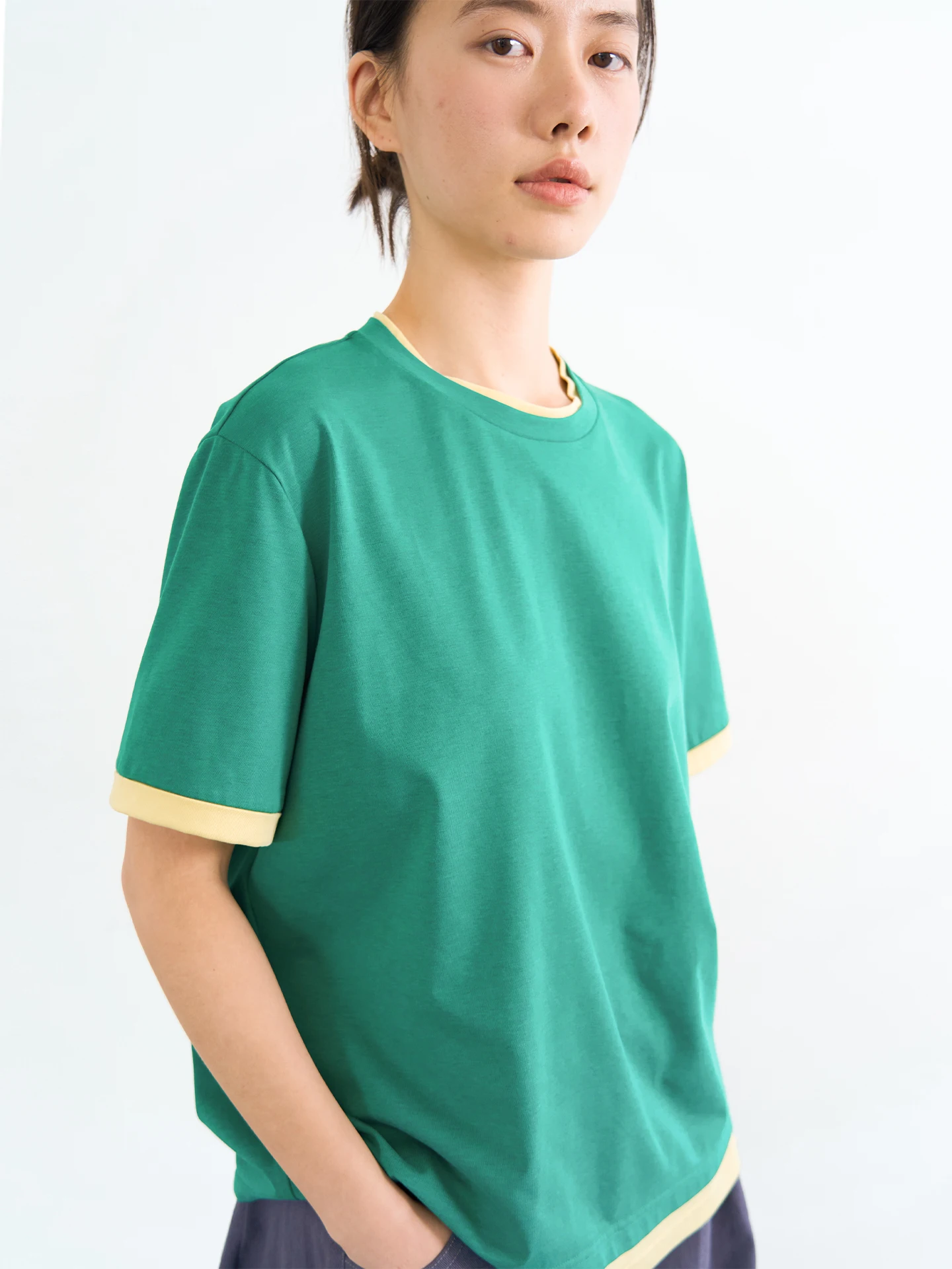 

Удобная футболка в прохладных тонах для повседневной носки, универсальная для путешествий, пляжа, танцев, свиданий, йоги