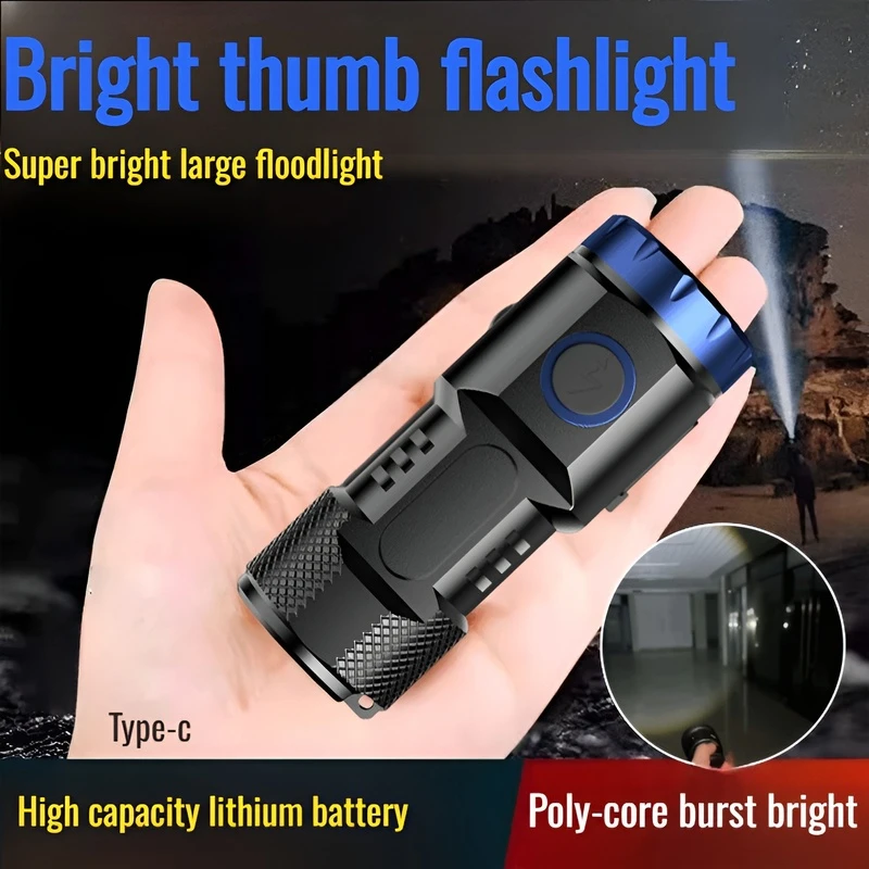 

Household Thumb Portable Multicore Longdistance Flashlight