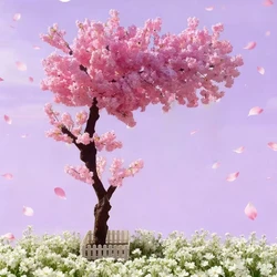 Simulated Cherry Blossom Tree, Outdoor Wishing Tree, Peach Blossom Tree, Wedding Arch Decoration, Hotel Home Garden Decoration
