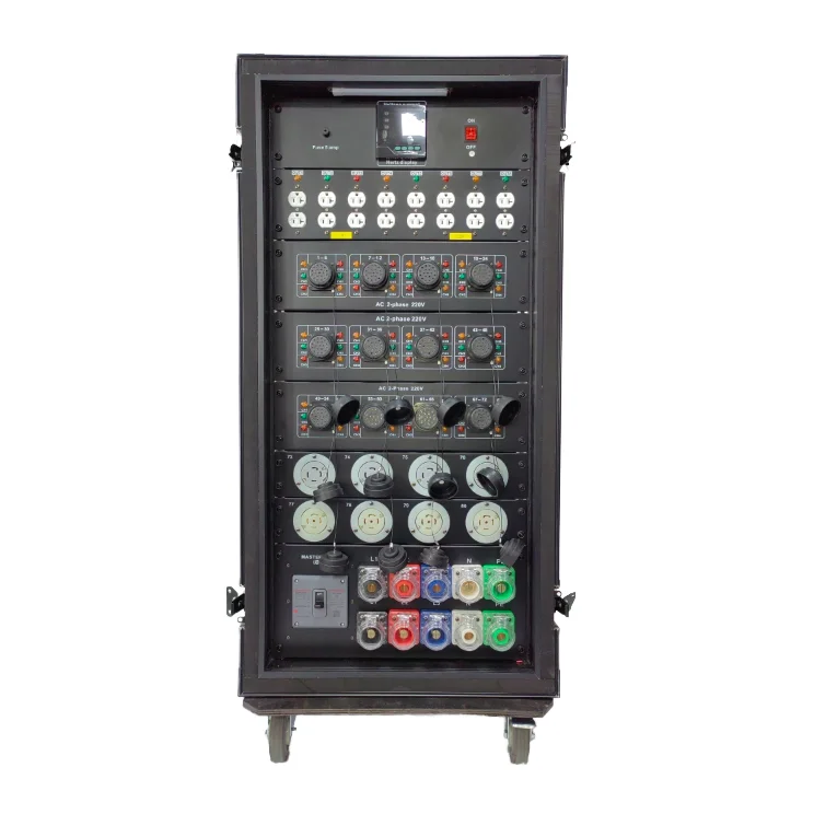 ABCCABLS power distribution equipment four-phase issue 88 20A US plug 12 Socapex 8 Edison 4 L21 power distribution