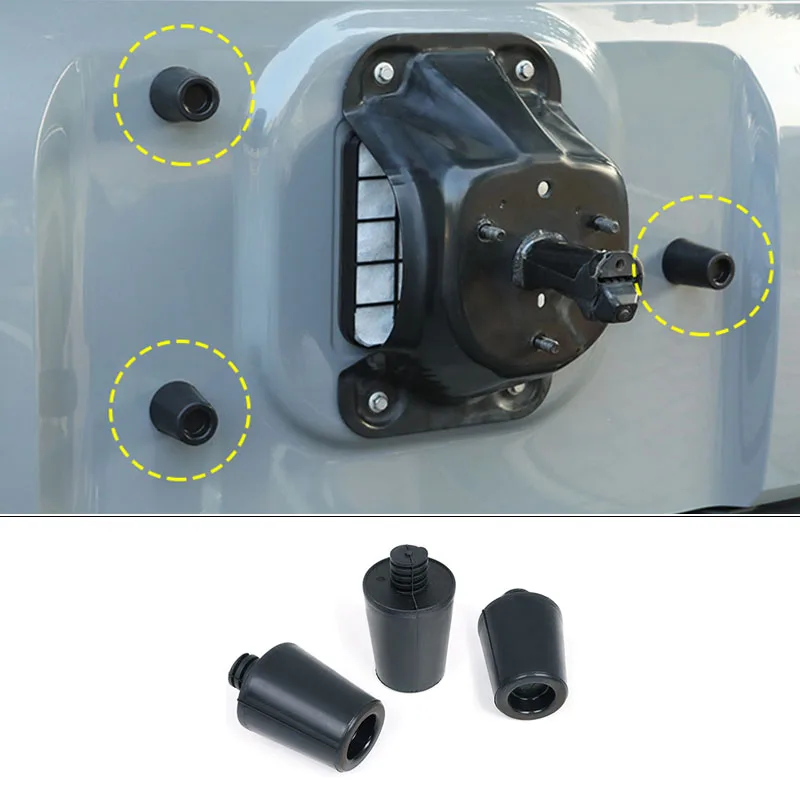 Car Modified Wheel Hub Spare Tire Pad For Great Wall GWM Tank 300  Tailgate Spare Tire Height Pad 3 Point Support Pad