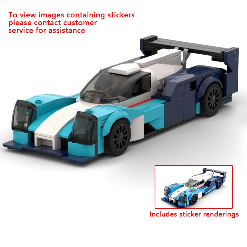 QWERT Speed Hypercar Model MOC Building Bricks Le Mans Rally Car IX Modular Technology Gifts Holiday Toys Suit Assemble Ideal