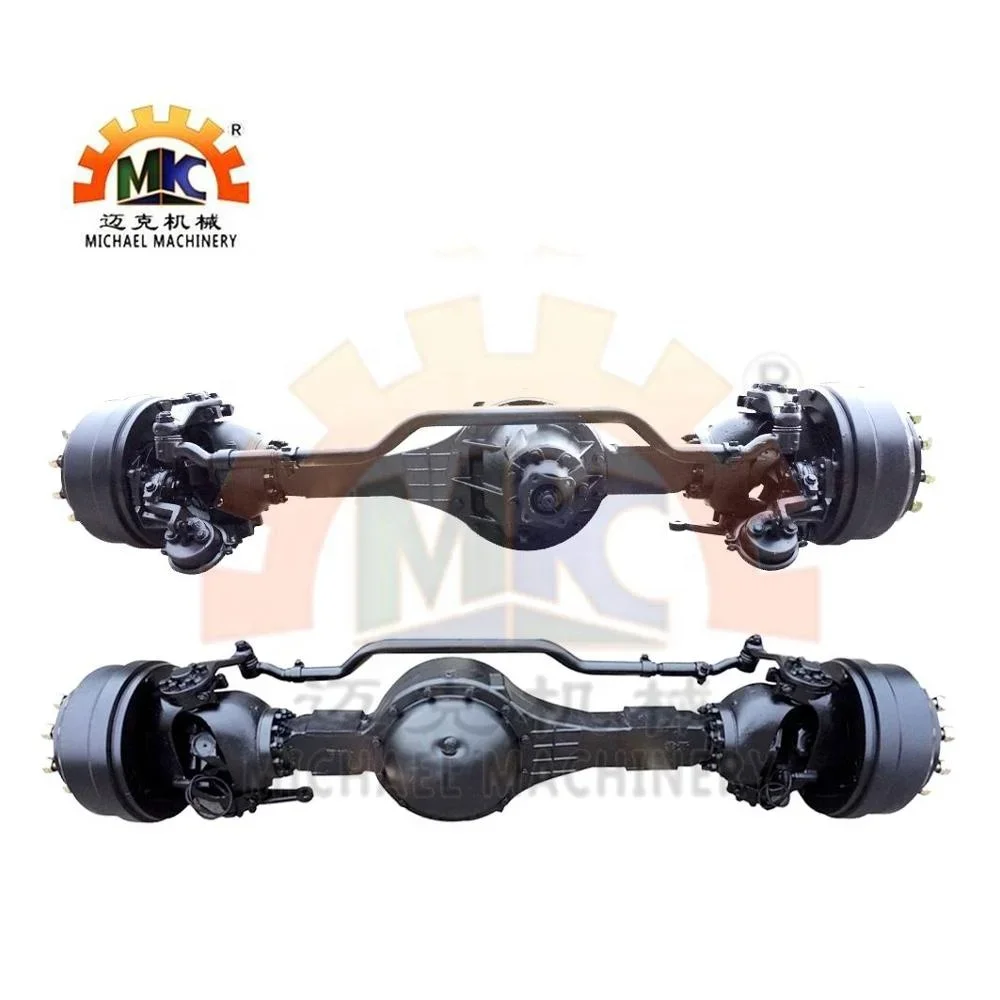 Heavy  Truck Axle 10x335 6x6 5TON Front Wheel Drive with Air Drum Brakes for Man/Volvo/Scania Vehicles