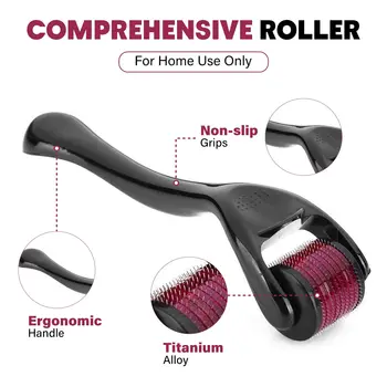 Micro Needling 540 Roller Derma Roller Professional Titanium Dermaroller 0.2/0.25/0.3mm…