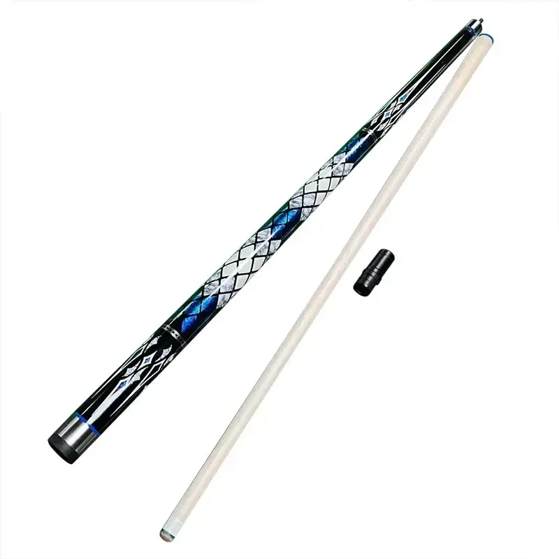 Maple Wood Billiard Pool Cue, design elegante, 12.5mm Tip, 58in, para venda