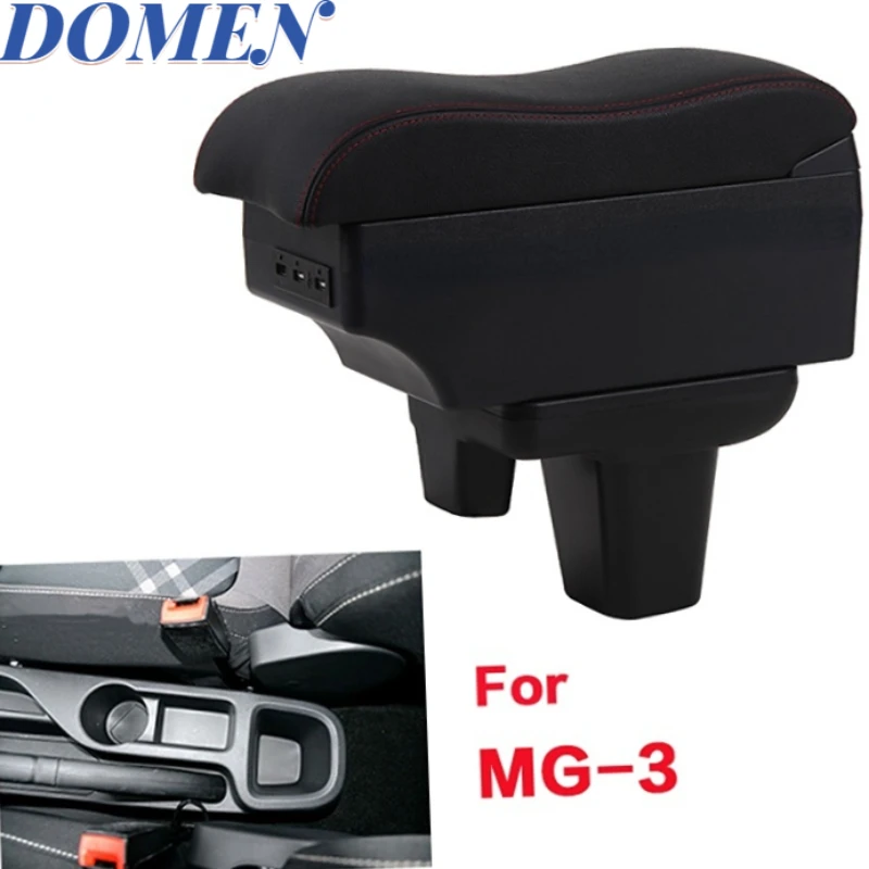 

For MG MG3 armrest box For New MG 3 car armrest box Internal modification USB charging Ashtray Car Accessories