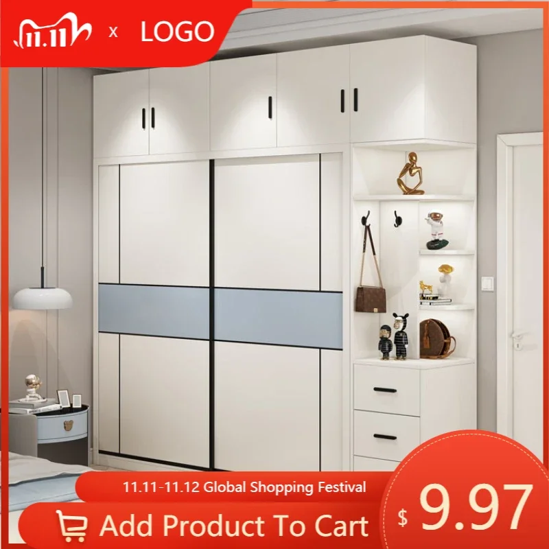 

Nordic Organizer Shelf Wardrobe Luxury Modern Storage Open Closets Wardrobes Cabinet Drawers Armario Ropero Dormitorio Furniture