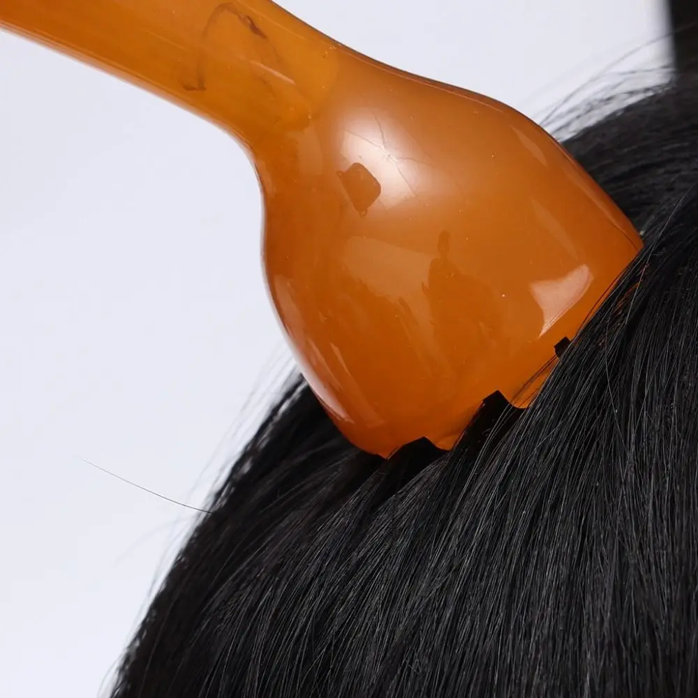 

U-shaped Resin Massager Acupunctur Trigger Design Double-headed Head Massager Lotus Seedpod Head Nose Massage Stick