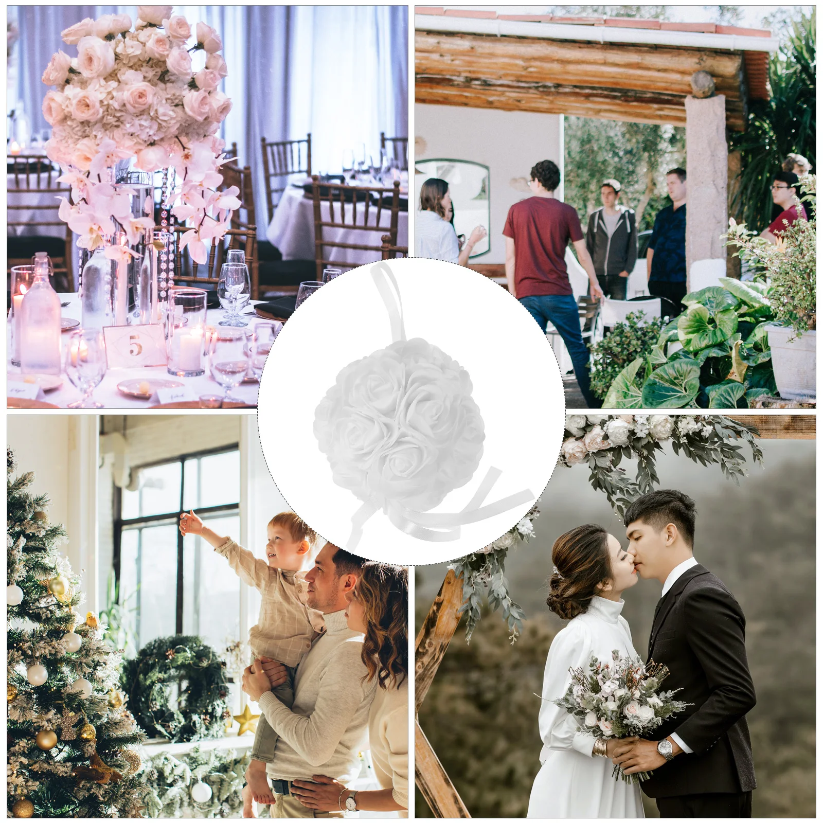

Curled Flower Ball Decoration Wedding Decorations for Ceremony Balls Ornament Artificial Flowers