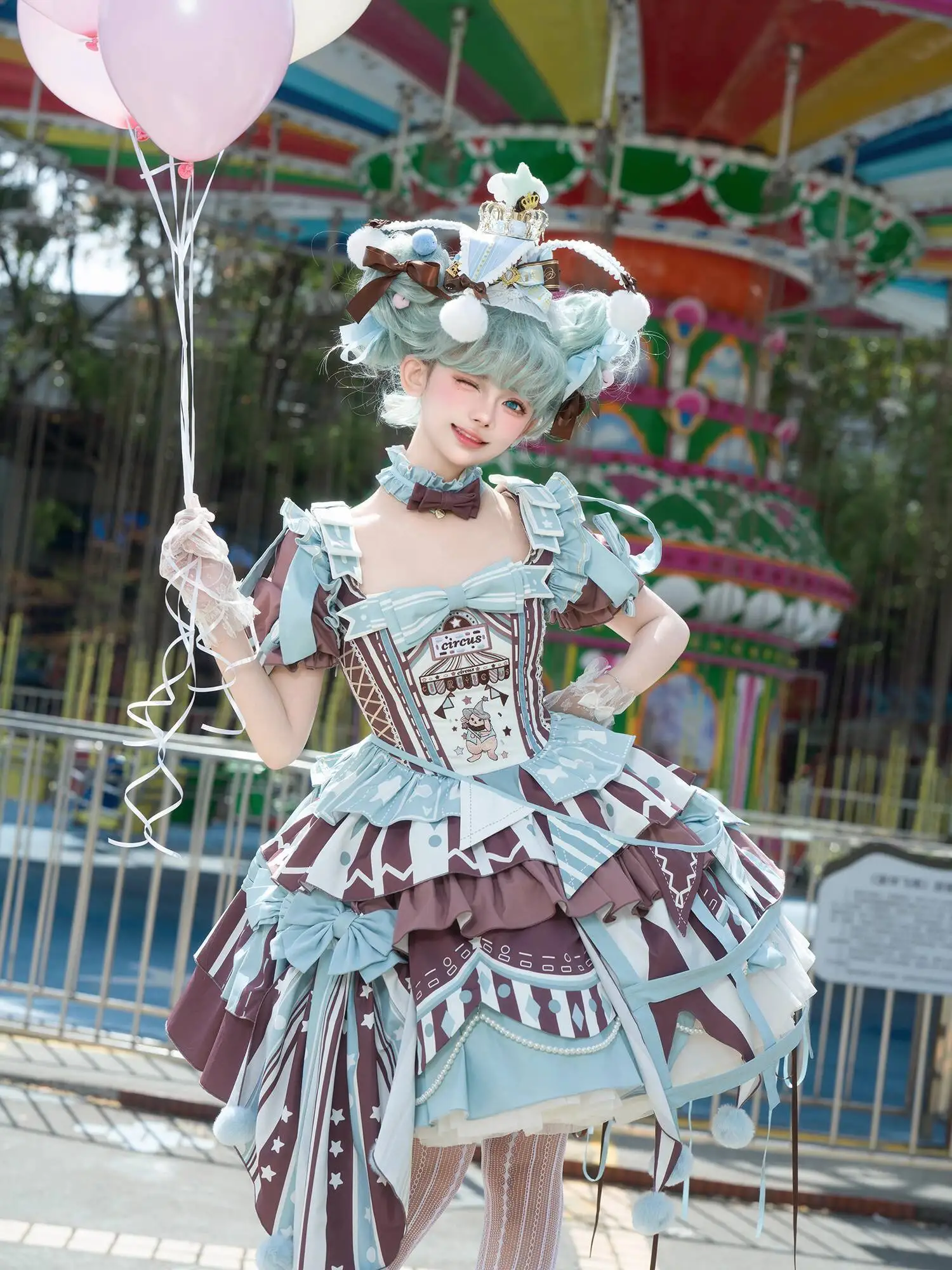 جديد فييستا كرنفال هالوين كوس تأثيري السيرك خرافة افتتاح لوليتا تنورة لو تنورة #3