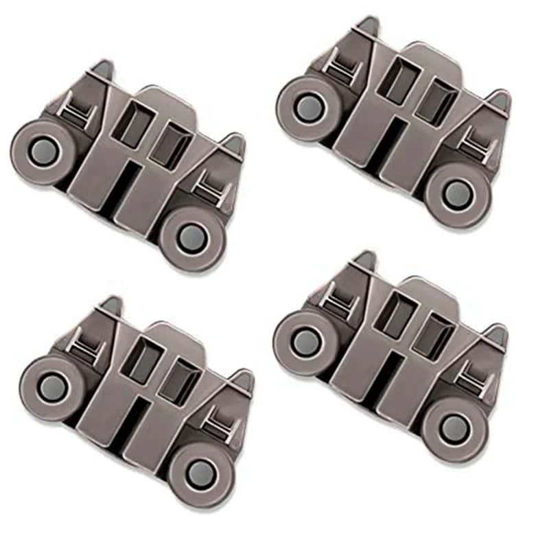 Dishwasher Wheels 4 Packs W10195417 Dishwasher Wheel with STEEL Screws for for Wheels