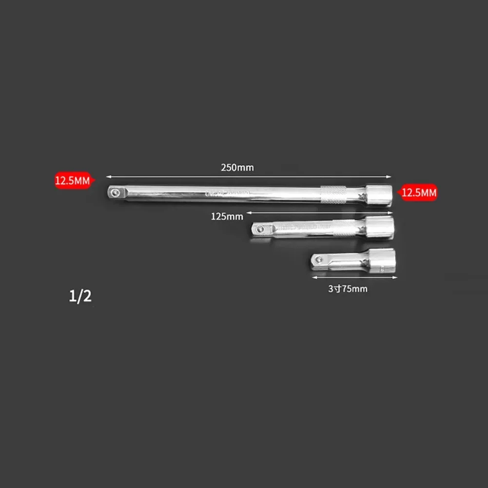 

Extension Length Bar Set For Socket Ratchet Accessory Tool Achieve Efficiency With 1/2 3/8 1/4 Inch Extensions