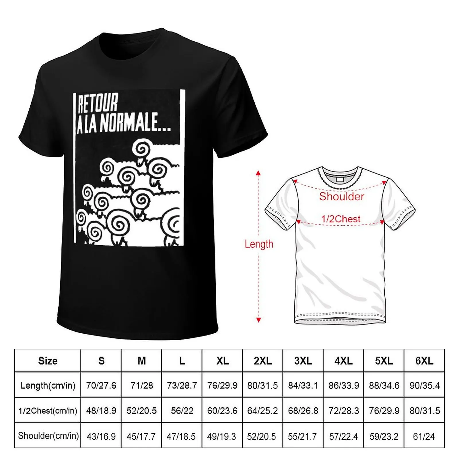 Affiche mai 68 - Retour à la normale T-Shirt Breathable Lightweight Summer Top
