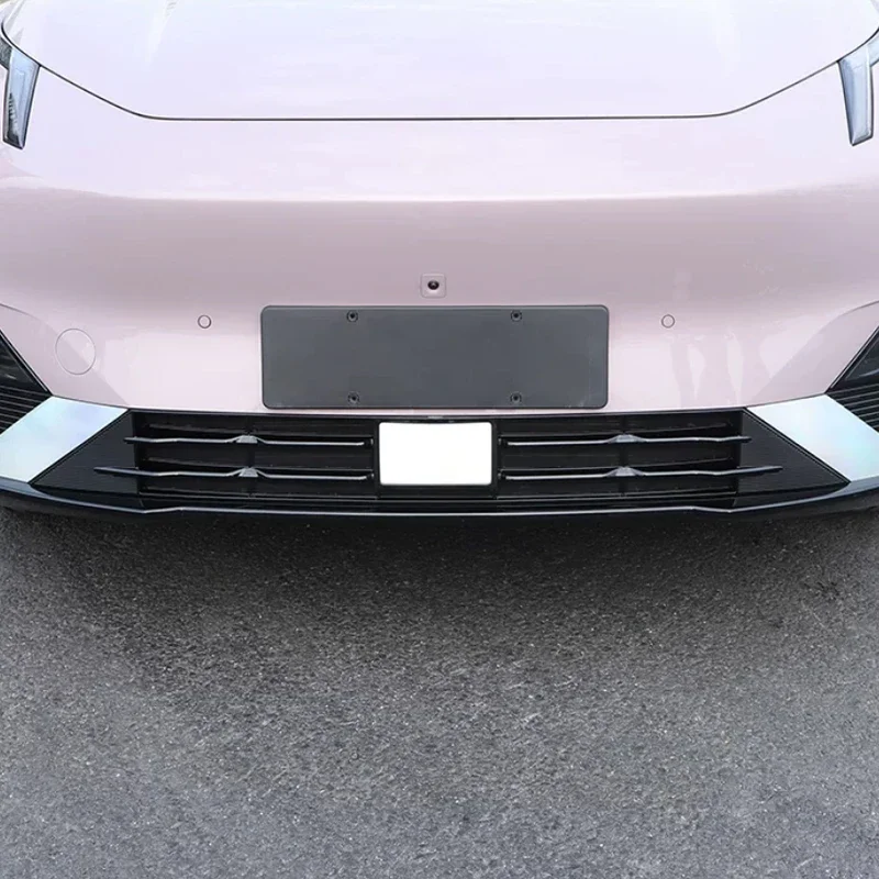 Car Modify Front Buckle Insect Proof Net Matte Black Auto Front Bumper Center Intake Grille Cover For LYNK&CO 02 Z20 2025-2027