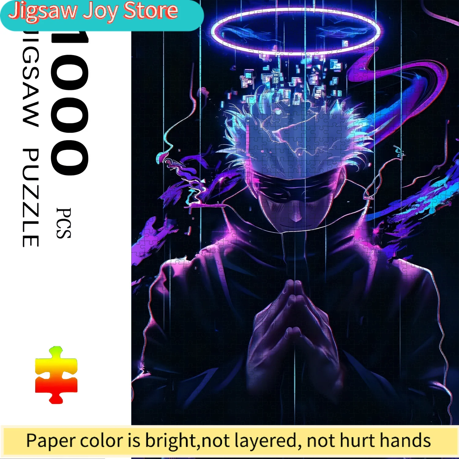 

Гигантский аниме-пазл для взрослых и всей семьи - сложная головоломка с аниме-персонажами, коллекционный декор для самостоятельной сборки, G