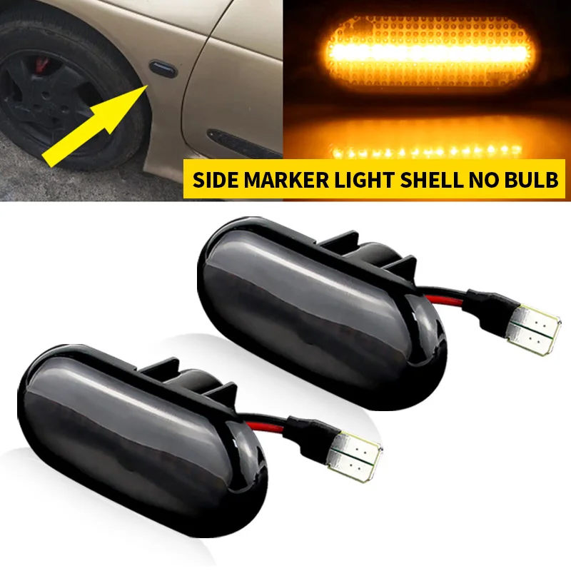 For Dacia Duster Renault Megane 1 Clio1 2 KANGOO ESPACE Smart Fortwo 453 Side Marker Fender Light LED Dynamic Turn Signal Light