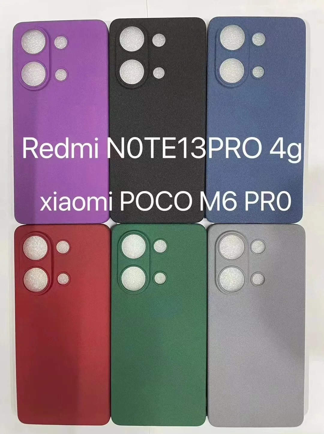 Ultra Thin Sandstone Silicone Case For Xiaomi Redmi Note 13 Pro + 5G Note 13 Pro 4G Soft Matte Frosted Skin TPU Protector Cover