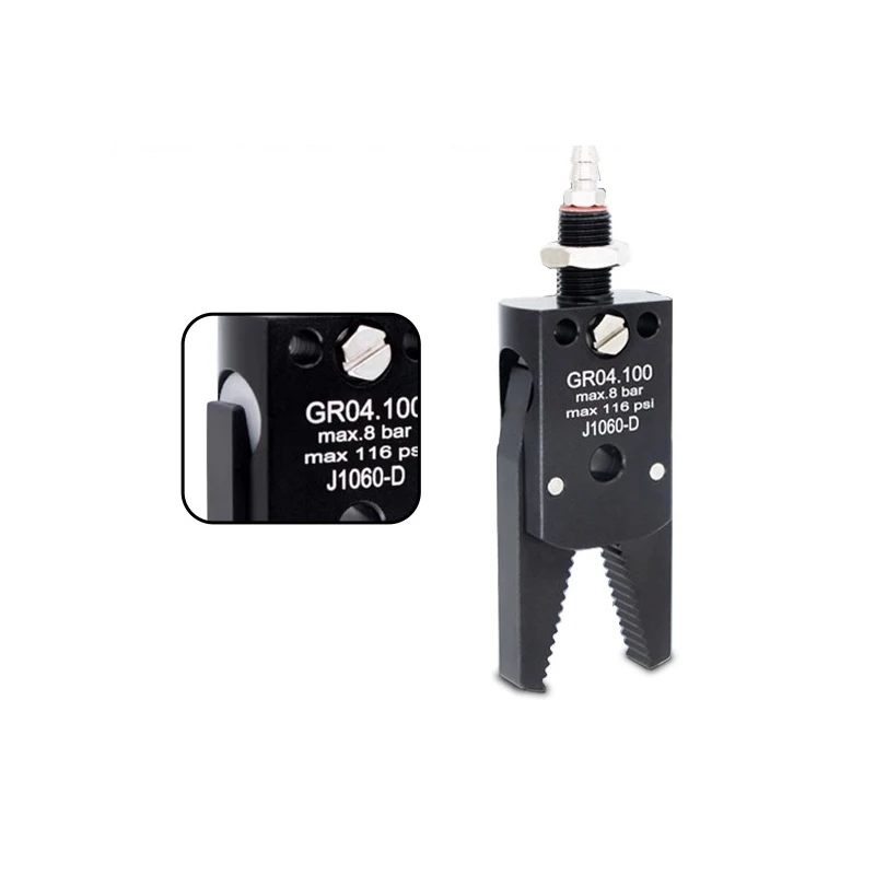 Mechanical Arm Gripper Pneumatic Clamp MINI A Male Female Thread Fixture Injection Molding Accessories Robot Automation Tools