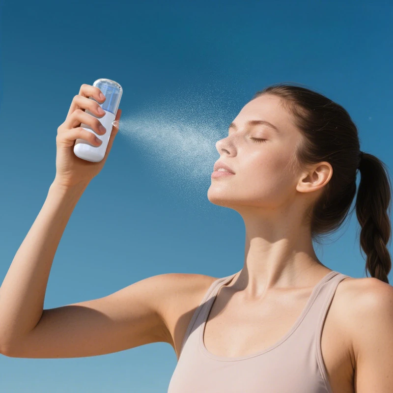 Rechargeable Portable Nano Mist Sprayer Moisturizing Beauty Device for Face Deep Hydration and Refreshing Skin Care