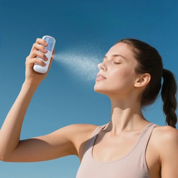 Rechargeable Portable Nano Mist Sprayer Moisturizing Beauty Device for Face Deep…