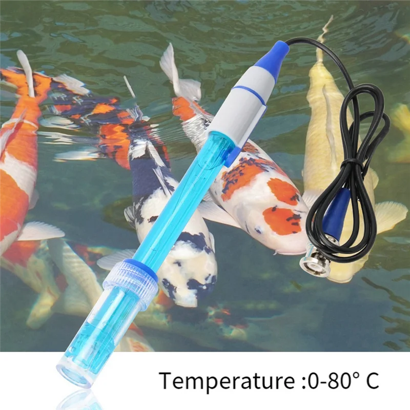 

PH Electrode Probe Rechargeable Type BNC Connector For Aquarium PH Controller Meter Sensor