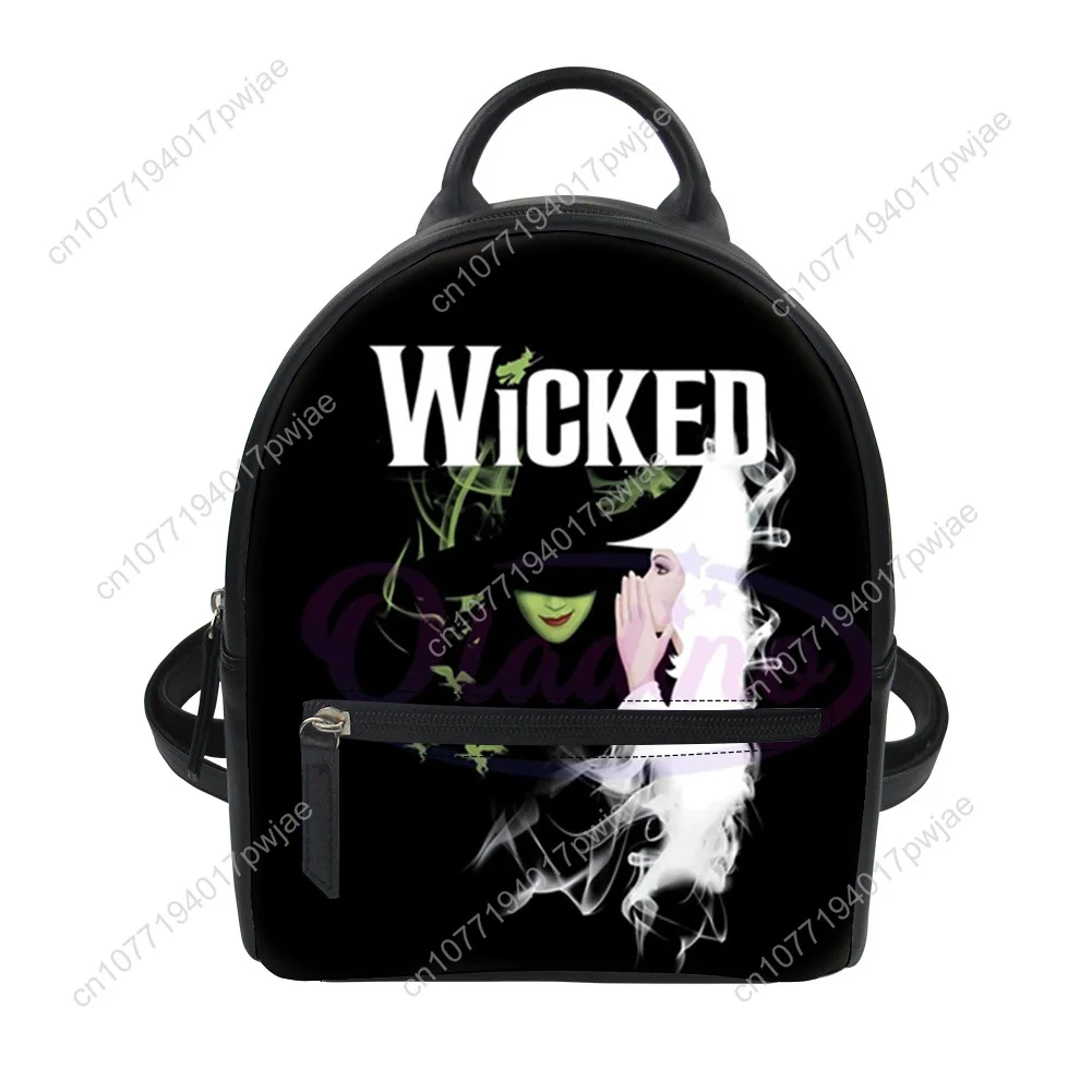 Wicked the Musical Custom Mini Small Backpack Purse Carter Schoolbags Double Shoulder Bag Mini Daypack Leather Travel Bag
