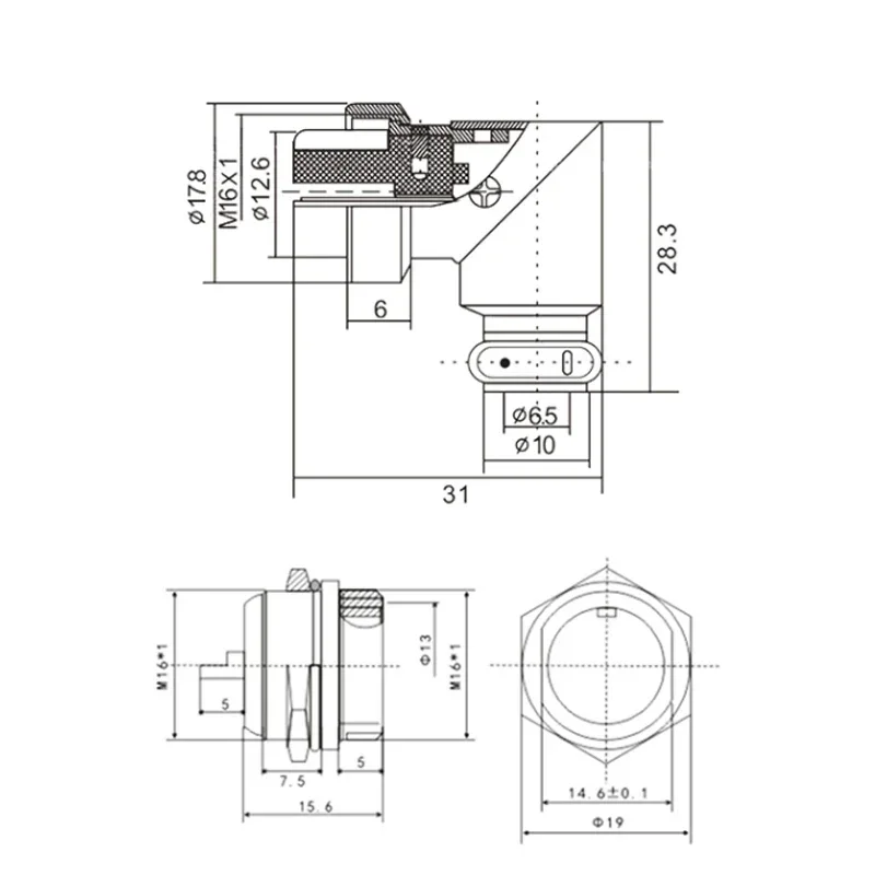 Connecteur GX16 2/3/4/5/6/7/8/9 broches mâle femelle, câble de liaison à angle de 90 degrés, prise circulaire d'aviation à angle droit M16