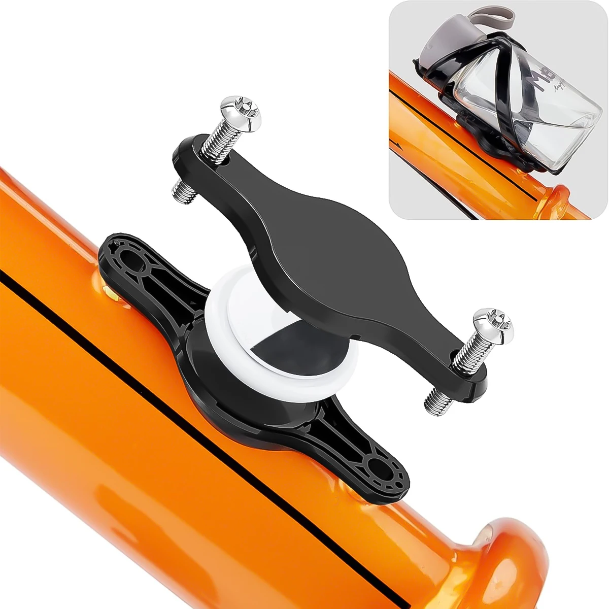 エアタグケースエアタグバイクマウントボトルケージマウントバイク紛失防止ステムロード GPS ホルダー盗難防止ケースエアタグ