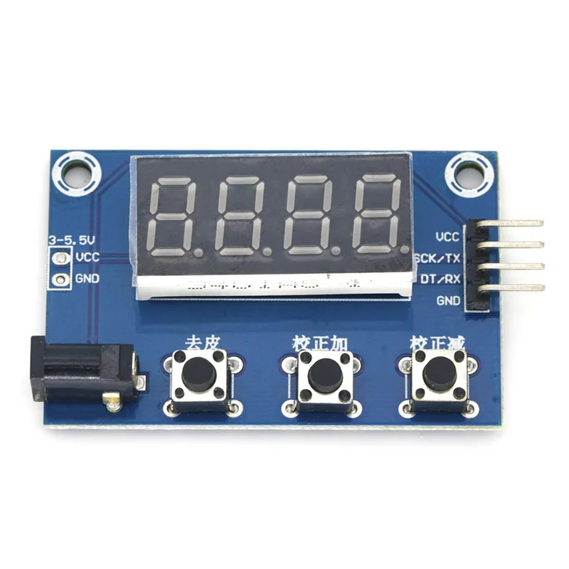 

A37T-2Pcs HX711 Тензодатчик AD Датчик веса и давления AD-модуль с дисплеем 24-битный инструмент для взвешивания Электронная шкала