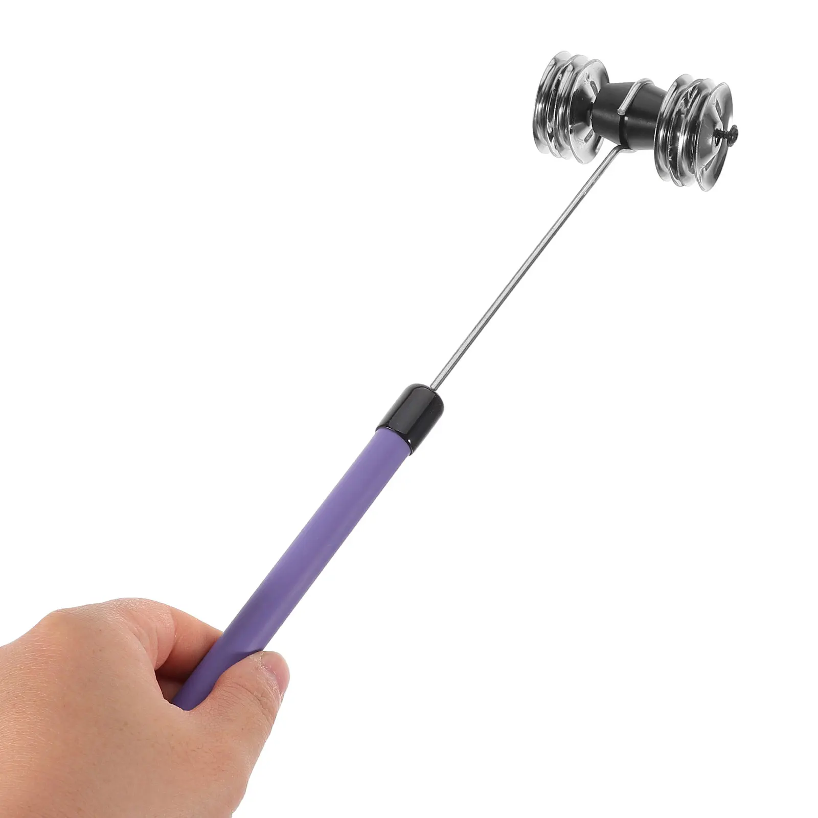 

Steel Wire Brush Rhythm Bell Durable Carbon Steel Head Percussion Brushes for Drum Set Accessories Percussion Instrument