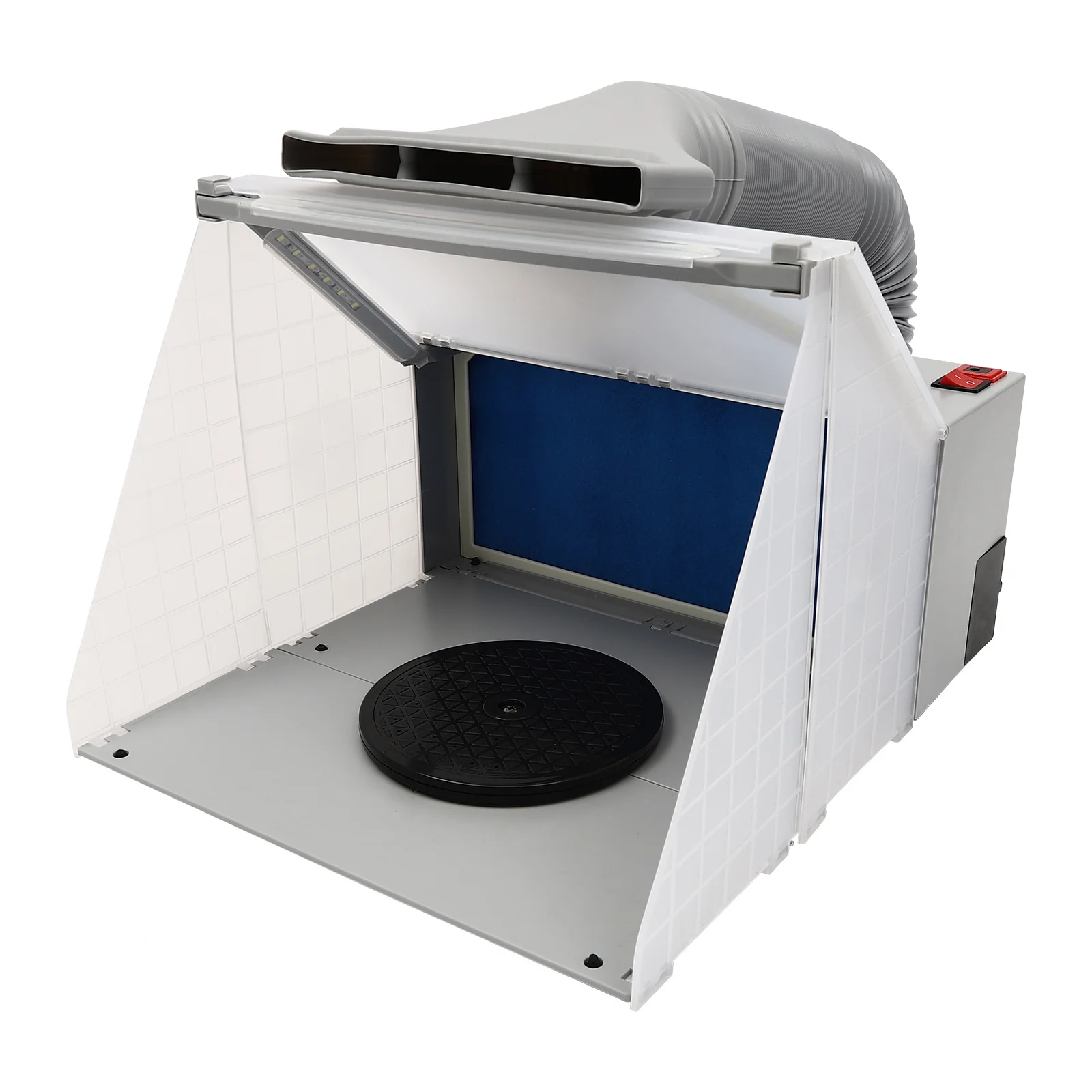 

Model Spraying Workbench with Air Duct, LED Light Bars