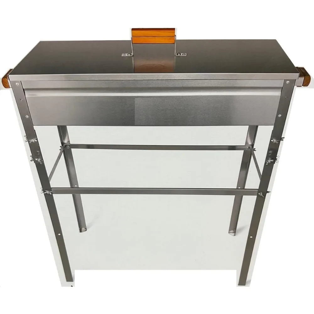 

Stainless Steel Traditional Large Tall With Feet Legs Persian Middle Eastern Arabic Turkish BBQ Charcoal Grill Mexican Style Ira