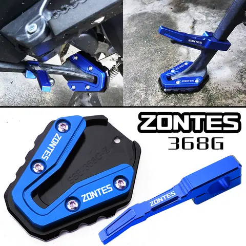 ZONTES 368G 368E 501G 368K 2024-2026 오토바이 마운트 확장 패드 사이드 킥 확장 보조 블록 풋 페달 액세서리