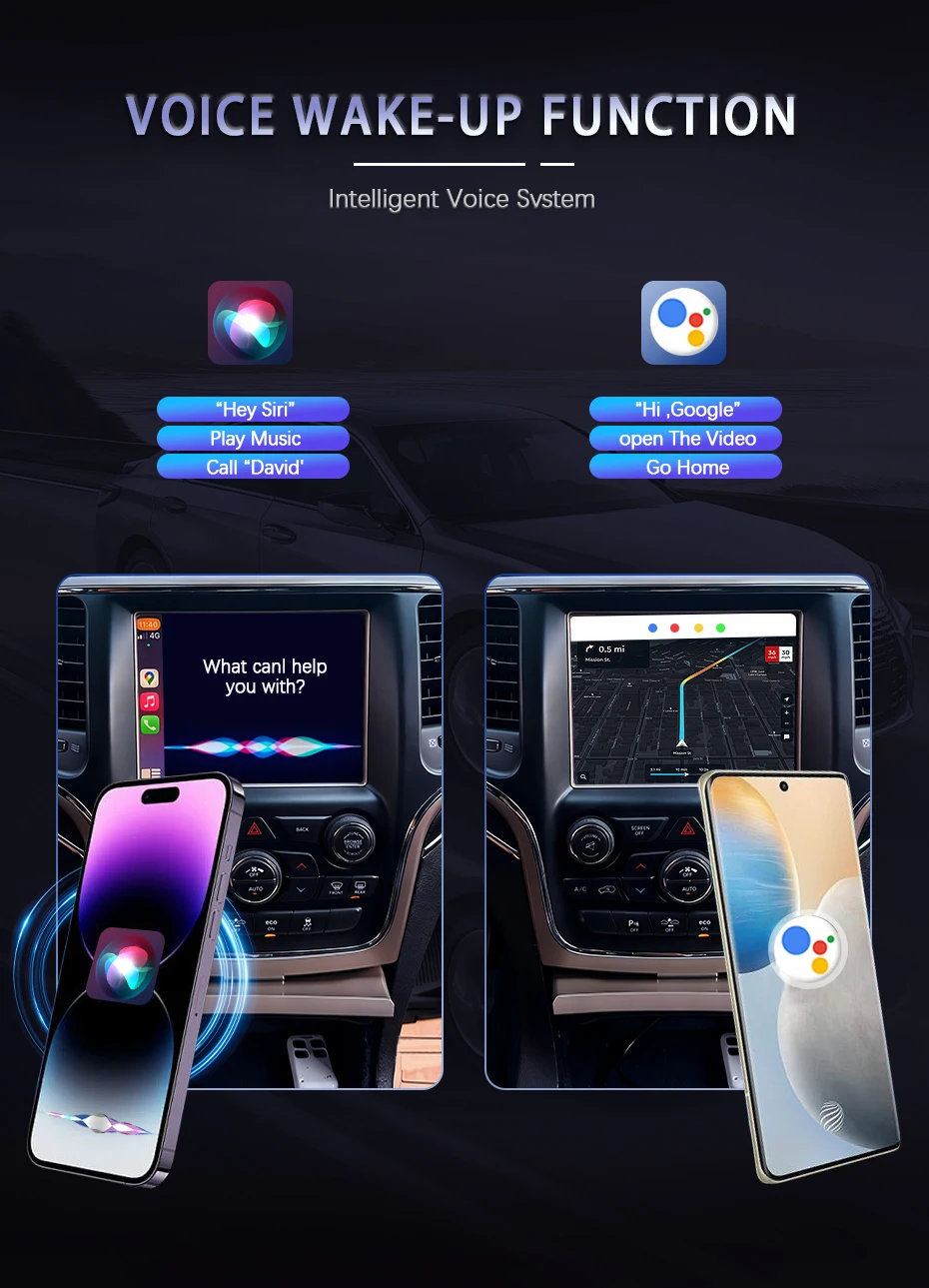 Sinairyu Apple Carplay Android Auto Aftermarket Kamera Drahtlose Modul Für Jeep Grand Cherokee XJ KL Wrangler Compass Commander – Detail 7