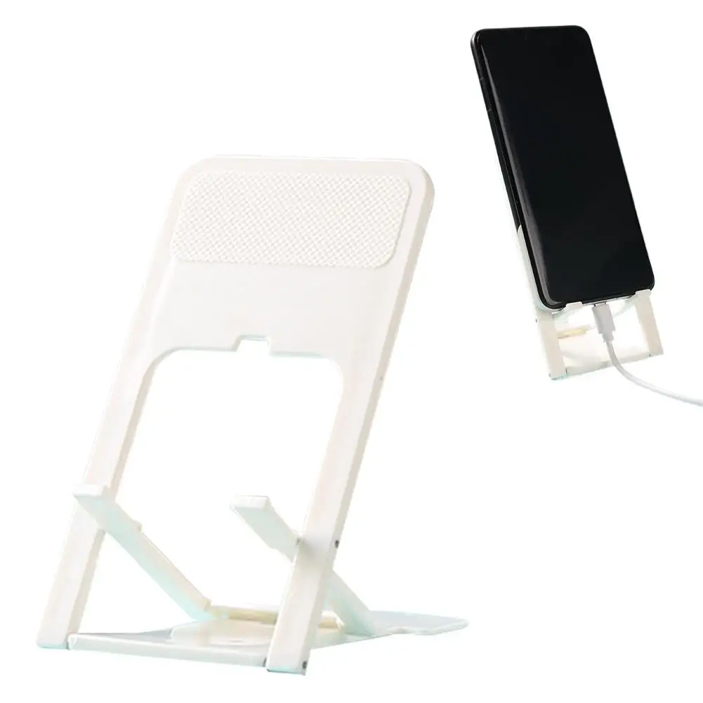 

Мини-настольный многоугольный складной держатель для мобильного телефона, настольный портативный полый сотовый планшет, телефон, складная подставка для планшета, пластик S E0O4