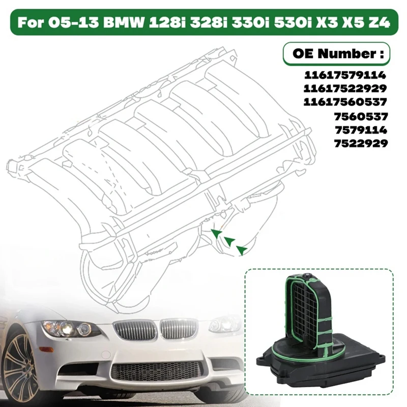 Left Intake Manifold Flap Disa Valve 11617579114 11617560537 11617522929 For BMW 328 328I E87 E82 E70 E90 E92 Z4 06-07