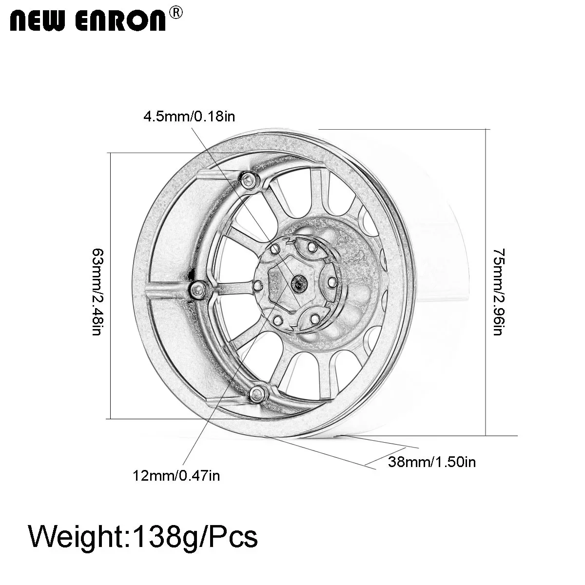 NEW ENRON Aluminum 2.6\