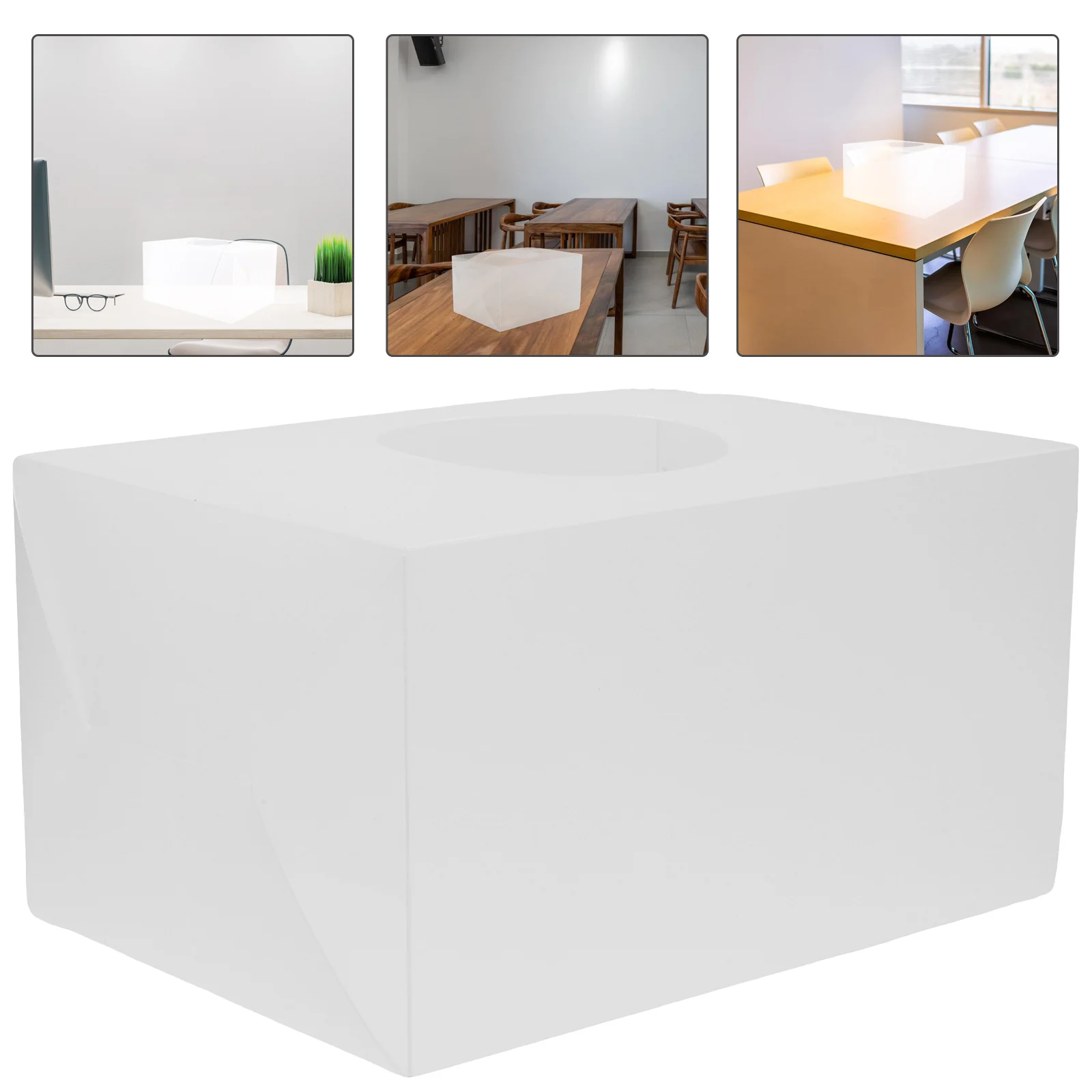 

Sturdy PP Lottery Box Portable Raffle Container for Event Game Ballot Party Meeting Donation Organizing Supply Storage Bin