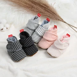 MYGGPP Baby Shoes Socks Warm Anti-slip Cotton Comfort Light Weight Crawl Toddler First Walkers Baby Boys Girls Booties Shoes