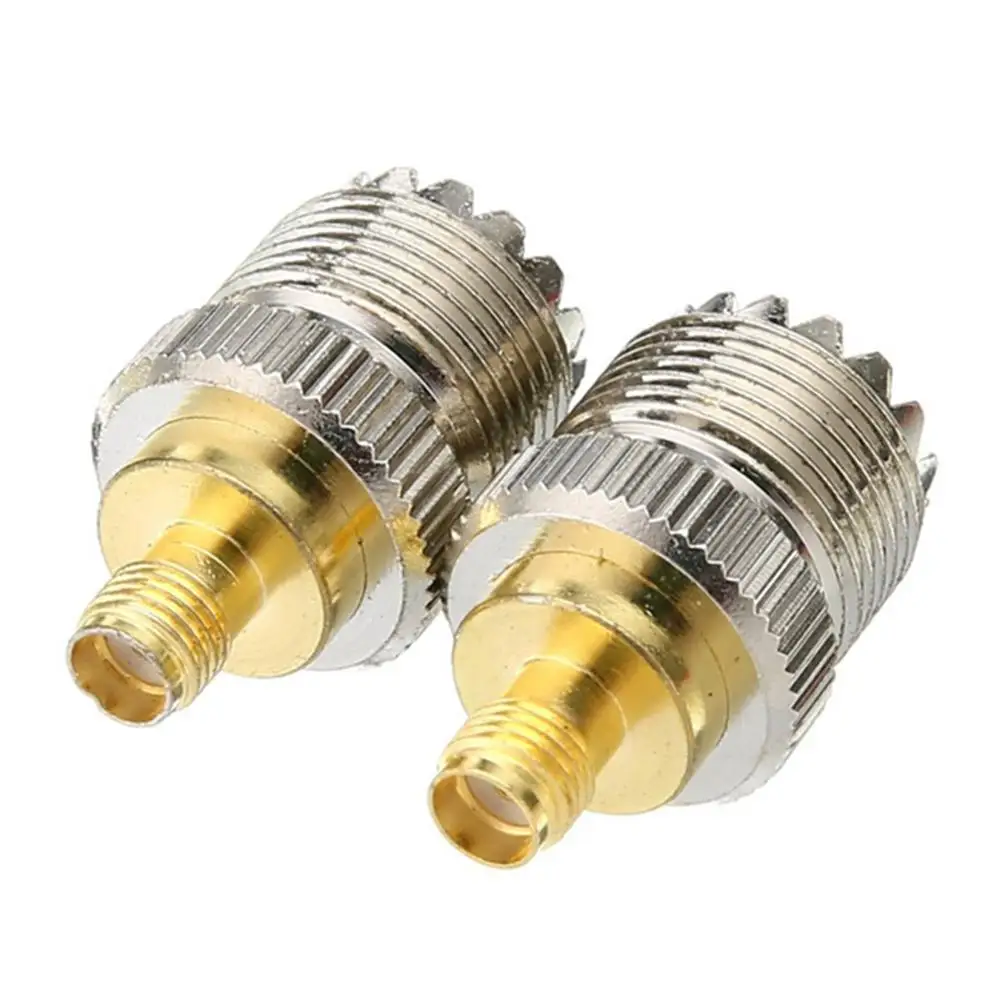 Coaxial RF Walkie-Talkie Antenna Adapter JXRF Connector SMA UHF Female For Baofeng To Femal