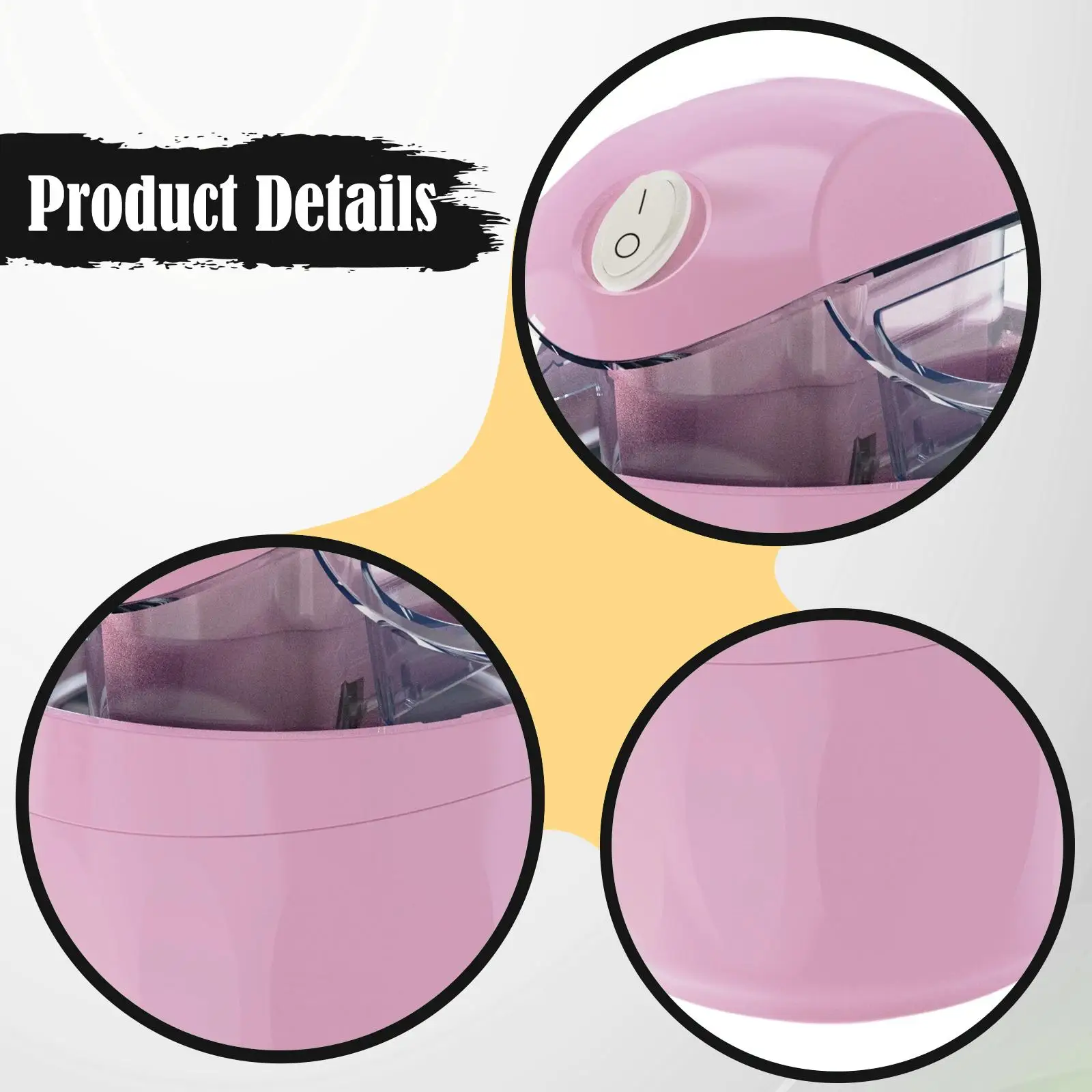 

Машина для приготовления мороженого, домашнего замороженного йогурта и сорбета для детей с крышкой и контейнером для замораживания